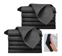 GWAWG Lot de 12 Chiffons de Nettoyage Magiques épais (30 x 30 cm/40 x 30 cm), sans Traces, réutilisables, en Microfibre, sans Traces et Non Pelucheux pour la Maison, la Cuisine, la vitre de Voiture