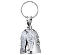 GWAWG Motorcycle Guardian Bell Clochette Moto Porte-Bonheur, Cloche de Moto en Acier Inoxydable avec Ange Gardien pour Biker et Motard Accessoire de Protection