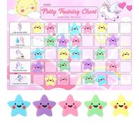 GWAWG Tableau de récompenses pour l'apprentissage de la propreté chez les enfants autocollants réutilisable Encourager les bonnes habitudes chez les tout-petits pour la maison et l'école