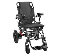 GWBoiuyQETM Fauteuil Roulant électrique Pliable, Ultra-léger (22 kg), autonomie de 19 km, Moteur de 500 W, Fauteuil Roulant électrique Tout-Terrain avec pneus Anti-basculement