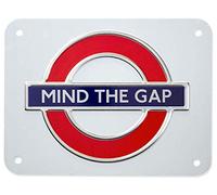 GWC Petite plaque en métal « Mind The Gap » du métro de Londres