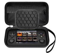 GWCASE Étui compatible avec console de jeu rétro RG35XX H, émulateur portable - Organisateur de rangement pour Anbernic pour rg35xx h/pour consoles de poche RG28XX Rétroïde, carte TF et câble (boîte