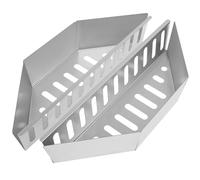 GWCYMYD Lot de 2 paniers à charbon - En acier - 38,5 x 11 x 7,5 cm - Pour griller indirectement - Résistant à la chaleur et à la corrosion - Pour le stockage des blocs de charbon de bois