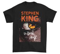 GWDBBNQZ Stephen King's The Dark Half Cotton T-Shirt Black S