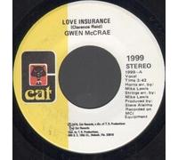 GWEN MCCRAE - LOVE INSURANCE 7 INCH (7" VINYL 45) US CAT 1975