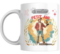 Gwenmode Mug Super Petit Ami - Meilleur fiancé - Cadeau pour son copain - Mug original pour jeune homme