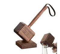 Gwezmxs Tire Bouchon Bois, Marteaux Decapsuleur, Ouvre Bouteille, Casquette Décapsuleur, Idee Cadeau Homme, Avec Base Magnétique