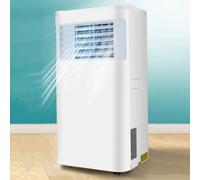 GWFBLID 7000BTU Unité de climatisation Portable avec télécommande et minuterie, Conception Auto-évaporée, Mode Veille, Fonctionnement Silencieux pour la Chambre à Coucher kit de fenêtre Inclus