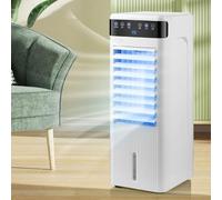 GWFBLID Climatiseur Mobile sans Evacuation Refroidisseur d'air avec Double Reservoir Eau 3 Vitesses 3 Modes de Refroidissement Silencieux Climatiseur Ventilateur avec Minuteur 12H pour Chambre