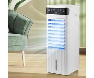 GWFBLID Climatiseur Mobile sans Evacuation Refroidisseur d'air avec Double Reservoir Eau 3 Vitesses 3 Modes de Refroidissement Silencieux Climatiseur Ventilateur avec Minuteur 12H pour Chambre