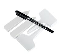 GWHOLE Lot de 100 Etiquettes de Plantes T-Type I-Type en Plastique pour Fleur Légumes Graine Jardin Pépinière