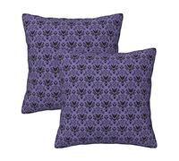 GWINDI Haunted Mansion Lot de 2 housses de coussin carrées tendance imprimées pour canapé, lit, décoration d'intérieur