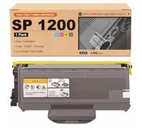 GWJJMK Ensemble de Cartouches de Toner Haute capacité Compatible 406837 Fonctionne avec Les imprimantes pour Ricoh Aficio SP1200 1200S 1200SF 1200SU 1210N Couleurs Vives et Impression Nette 1*Black