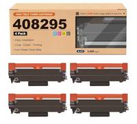 GWJJMK Ensemble de Cartouches de Toner Haute capacité Compatible 408295 M97104, Fonctionne avec Les imprimantes pour Ricoh SP230 SP230DNW SP230FNW SP230SFNW Couleurs Vives et Impression Nette 4*Black