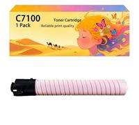 GWJJMK Ensemble de Cartouches de Toner Haute capacité Compatible C7100, Compatible avec Les imprimantes pour Ricoh Pro C7100 et C7110, Couleurs Vives à Haut rendement 1*Magenta