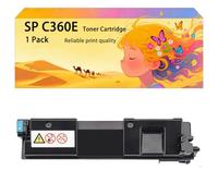 GWJJMK Kit de Cartouches de Toner Haute capacité Compatible 408188 408189 408190 408191 Fonctionne pour Ricoh Les imprimantes SP-C360DNw SP-C360SFNw SP-C360SNw Couleurs Vives à Haut rendement 1*Cyan