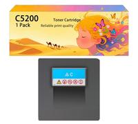 GWJJMK Kit de Cartouches de Toner Haute capacité Compatible 828426 828429 828428 828427, Fonctionne avec Les imprimantes pour Ricoh Pro C5200S C5210 C5210S, Couleurs Vives à Haut rendement 1*Cyan
