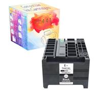GWJJMK T7441 T7441XL 7441xl Remplacement Compatible en Cartouche À Encre Noir Et Couleur pour Epson WP M4011 M4015DN M4095DN M4525DNF M4595DNF IMPRIDER Imprimer Black