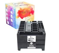 GWJJMK T8651 T8651XL 8651XL Remplacement De La Cartouche d'encre Compatible Imagerie, Adapté À pour Epson WF-M5190DW BAM-M5191 WF-M5191 WF-M5193 WF-M5690DWF WF-M5690DWF Imp 1 Pack