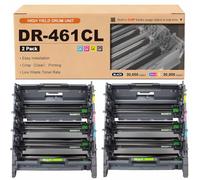 GWJJMK Unité de Tambour à Haut rendement Compatible DR-461CL DR461CL pièce de Rechange pour imprimantes HL-L8260CDN HL-L8360CDW 8260CDW 9310CDW MFC-L8690CDW MFC-L9570CDW unité d'imagerie 2 Set