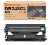 GWJJMK Unité de Tambour Haute capacité DR248CL Compatible, Remplacement pour Les imprimantes pour DCP-L3555CDW 3560CDW 3515CDW 3520CDW MFC-L3760CDW unité d'imagerie avec Cartouche de Tambour 1*Black