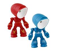 GWJKG 2PCS Robot Lampes NUMÉRIELLES LEULES LED Leurs pour CHAUDEMENTS FACILES ÉTUDES FAMILES ÉTUDE avec DÉCORATIVE Temps Rotation