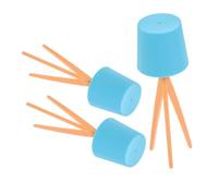 GWJKG 3PCS Miniature Blue Desk Lamp LEDLING LED pour Dollhouse Decor Furniture Accessor