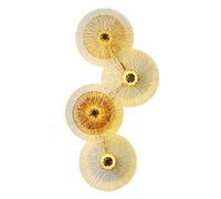 GWJKG 4 tête Feuille de Fer Art Lampe Fixe Salon Chambre Fond Mur Moderne créatif décoratif Applique Murale Appliques murales