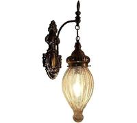 GWJKG Appliques murales, Lampe Murale en métal Verre à Glace Éclairage décoration d'art Turc placage avec Restaurant Exotique, pour Le Salon (Forme de Goutte)