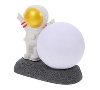 GWJKG Atmosphère Nuit Astronaute la résine Petite Lampe de Bureau Système Solaire pour garçons