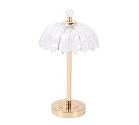 GWJKG Bedside Can Be Used to Charge Mobile Phones (USB Interface), Touch Control Crystal Lamp Decorative Shade Table Lamps for Living Room Color Champagne Gold,