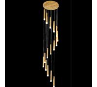 GWJKG Chandelier Plafond Plafond Minimaliste Escalier LED Long Chandelier, bâtiment Duplex, Chandelier Long, Barre de Restaurants, Small Small Light, 16 têtes (16 têtes)