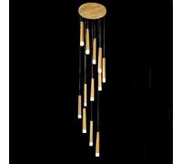 GWJKG Chandelier Plafond Plafond Minimaliste Escalier LED Long Chandelier, bâtiment Duplex, Chandelier Long, Barre de Restaurants, Small Hanging Light, 16 têtes (12 têtes)