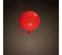 GWJKG Europe Light Glass Mur Belle Approche Ballon coloré - Minimaliste Lampe Murale du Restaurant en Foyer Acrylique, Plafond d'éclairage Suspendu (Rouge)