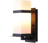 GWJKG extérieur Moderne Mur de sécurité lumière extérieure étanche Lampe Murale Aluminium Mural en V-Intage Decoration E27 Apponce Externe, Lampes murales