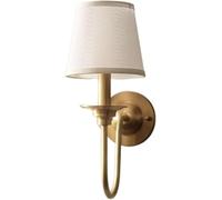 GWJKG Farmhouse Vintage Copper Gold Murdals What As Shade E14 Retro Lights Fixtures pour Chambre, Couloir, Salle de thé - Lampes décoratives intérieures élégantes