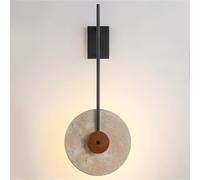 GWJKG Grande Lampe intérieure Abat-Jour en Pierre Jaune, appris Mur Style rétro avec Une lumière Chaude 3000k, Un Mural à LED 9W pour l'éclairage décoration Murale l'hôtel, la Chambre ou de