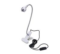 GWJKG Lamp de Bureau Clip Flexible à 360° Lumière Étendue Clé pour Lire Le Matin