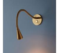 GWJKG Lamp de Lecture avec Griffe Flexible Interrupteur à Bouton pour lit d'enfant, décoration Murale sur la tête de lit, Abat-Jour sur la Table de Chevet, Spot Lumineux Mural, lumière 3000K