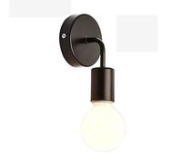 GWJKG Lamp Sconces Retro Bedside for Living Room Bedroom Hallway Kitchen Dining Room One Side Noir
