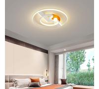 GWJKG Lampe de Plafond en Europe du Nord LED Trois Tons HT Lampe à dimmable à Chandelier Plafond Plafond h pour Chambre de Chambre à Manger dans la Salle à Manger-Non Aurora désemparée 50x10cm-trois