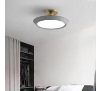 GWJKG Lampe de Plafond en métal Gris Moderne LETURE LED Plage LED LED LEIL MIVEUX LIGNAGE DE PLAFICATION Ronde, Chandelier D'ÉCLAIR