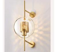 GWJKG Lampe Moderne en Verre, Style années 20, Applique Murale en Globe Magique pour Salon, Chambre à Coucher, Salle de Bain, escalier