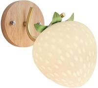 GWJKG Lampe Murale en Bois Massif Nordique E27 ACRYIQUE MURD Montre HARDIRED MORDE Mur Mord pour Le MODIALE DE SOIX ÉCLAIRAGE CRÉATIVE (2 PCS)