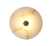 GWJKG Lampe Murale marbre Moderne CONCE DÉCORATIVE 3000K pour Salon, Salle de Bain, la Chambre Le Couloir Rond élégant, Finition en Or, cm U2013 Perfect for Home & Retail Spaces