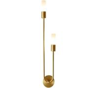 GWJKG Lampes murales Appliques intérieures, luminaires Nordiques de Support Moderne avec Minimaliste élégant, éclairage à LED Contemporain pour Le Salon, Chambre, Couloir (Gauche, lumière Chaude)