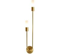 GWJKG Lampes murales Appliques intérieures, luminaires Nordiques de Support Moderne avec Minimaliste élégant, éclairage Contemporain à LED pour Le Salon, Chambre, Couloir (Droit, lumière Chaude)