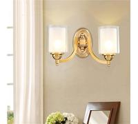 GWJKG Lampes murales de Style Chinois, Simples Appliques cuivre en Verre Une Utilisation intérieure, Un éclairage au Chevet, pour Chambres, allées, escaliers entrées, Les luminaires muraux élégants