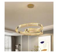 GWJKG Lrrégular Ring Crystal Chandelier Light Lightture lustraire décoraction de Maison décor de Luxe Lampe Suspendue, d'éclairage
