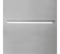 GWJKG Minimaliste LED Ligne LEIL MODRION Moderne Flux Mont Plage LETUIRE Metal Meth Noir Long Strip Lighting Fixture Bureau Plafond Light for Home Kitchen Island Living Room Dining Ro (Blanc